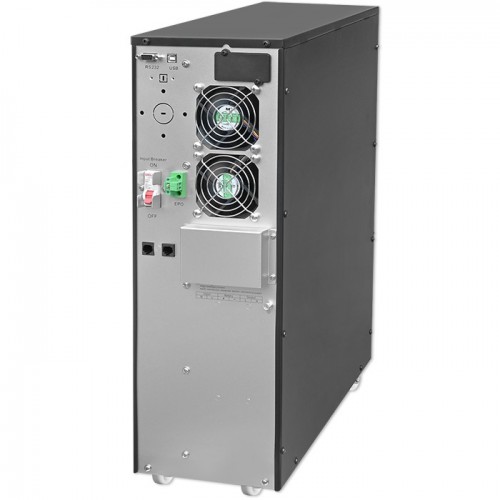 Qoltec UPS | 6kVA | 6000W | power factor 1.0 | LCD | EPO | USB | on-line