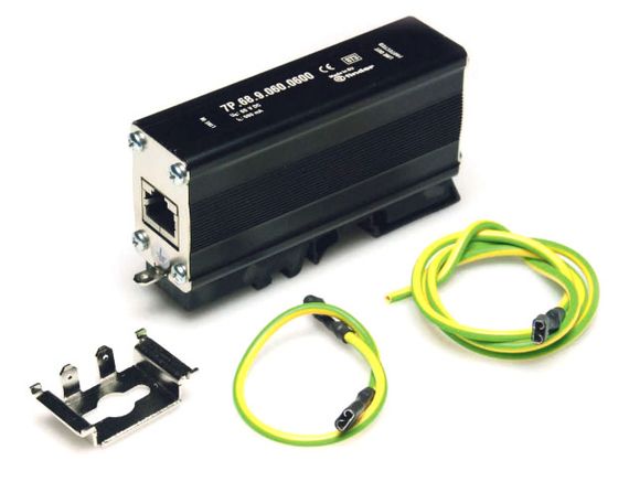 Finder surge arrester RJ-45, Cat6 60V DC, DIN rail