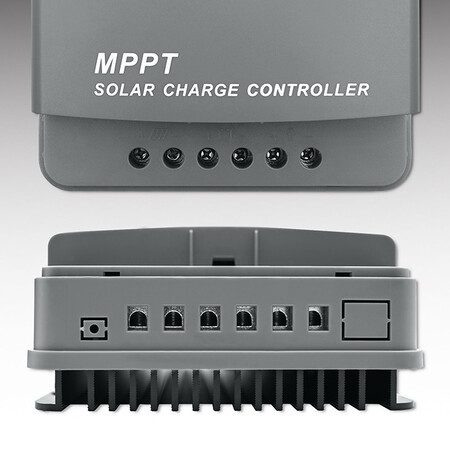Qoltec MPPT 10A solar charge controller with temperture sensor, 12V/24V, LCD, 2*USB, Bluetooth, app, GEL, LiFePO4 batteries