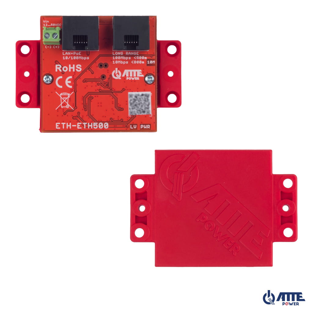 LAN+PoE range extender, range up to 800m