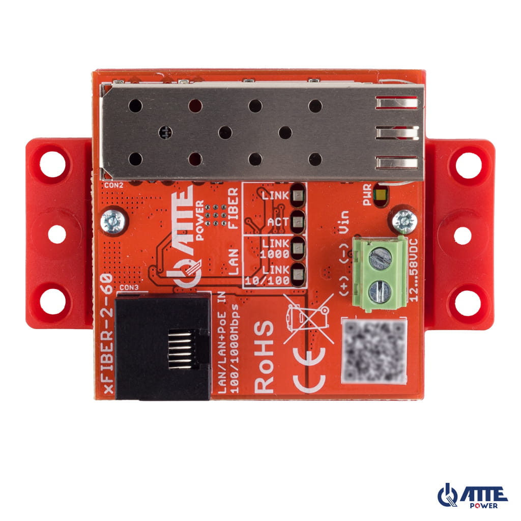 Gigabit Ethernet - SFP media converter PoE in