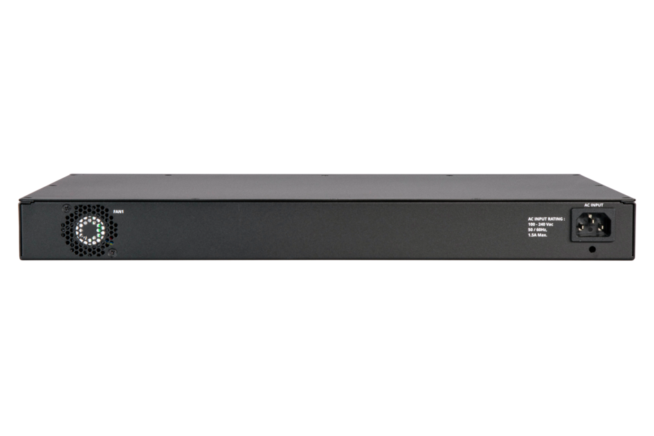 Ruckus ICX 8200 switch, 24*10/100/1000 Mbps ports, 4*25 GbE SFP28 stacking/uplink-ports