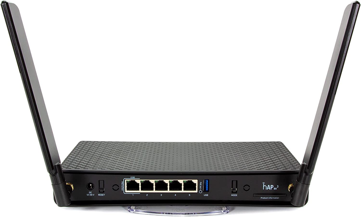 MikroTik hAP ax³, Wi-Fi6, dual-band WiFi, 5*Gigabit Ethernet, PoE