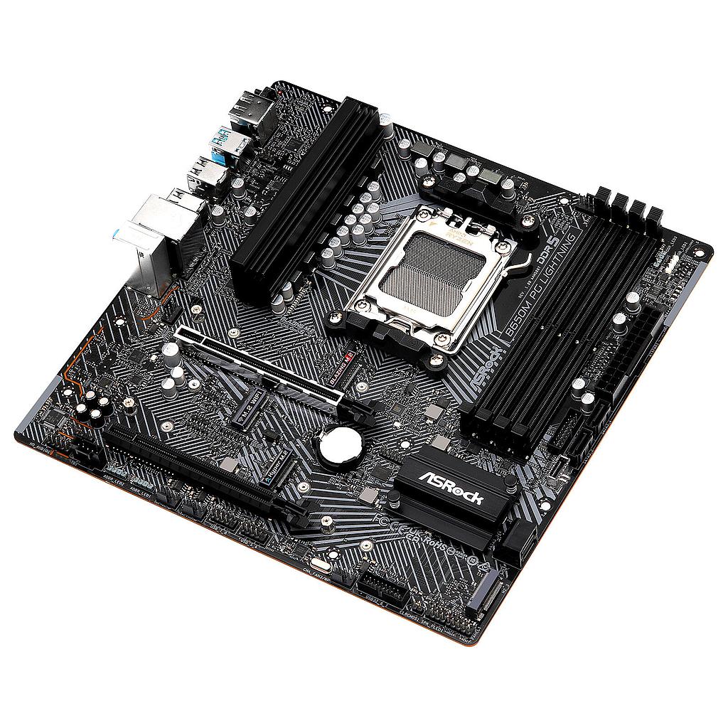 Asrock B650M PG Lightning AM5 mATX 4*DDR5 2.5G LAN
