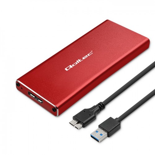 M.2 SSD ketta korpus, SATA/NGFF/USB 3.0 kiirus 5Gb/s, punane