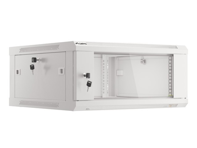Lanberg wall-mounted rack 19" demounted flat pack 4U/600*600mm, gray