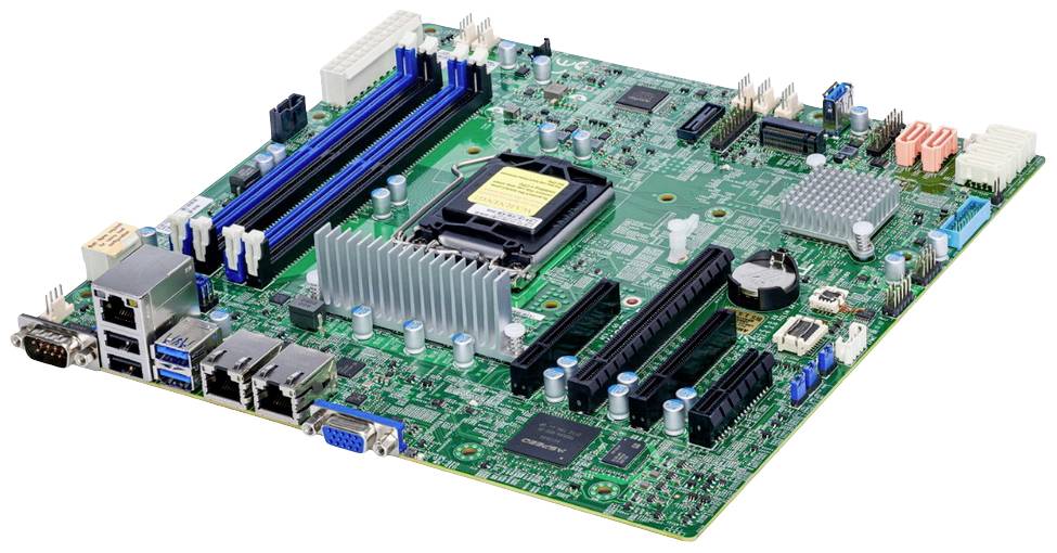Supermicro server motherboard X12STL-F Intel Xeon E-2300 C252 LGA-1200 (Socket H5) micro ATX, box