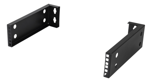 10&quot;-19&quot; seinaräkk, 2U, 15kg koormus, teras, must