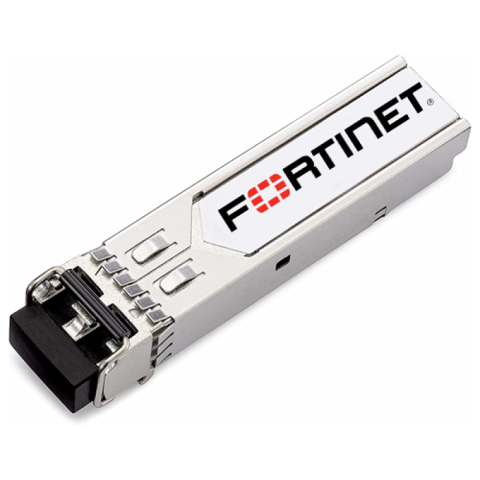 Fortinet 1GE SFP LX transceiver module 1 GE SFP transceiver module, long range 10km, LC connector, SMF, 1310nm, -40°C to 85°C, for systems with SFP/SFP+ slots