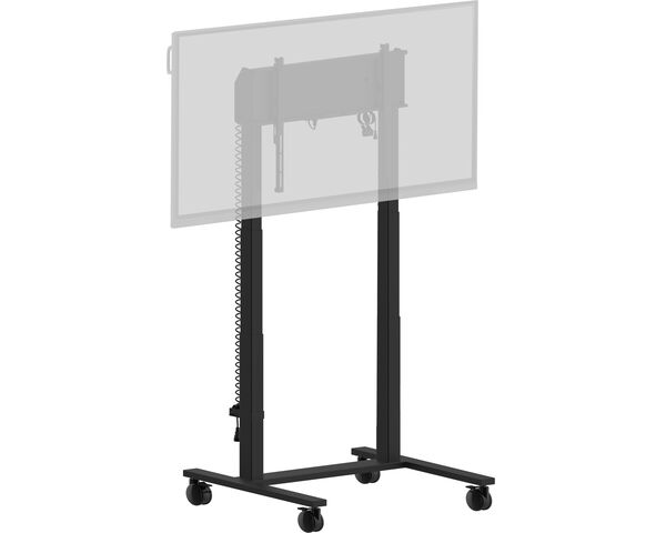 Iiyama floor lift on wheels with high range max. load 120kg, 105&quot; electric height adjustable with 950mm range