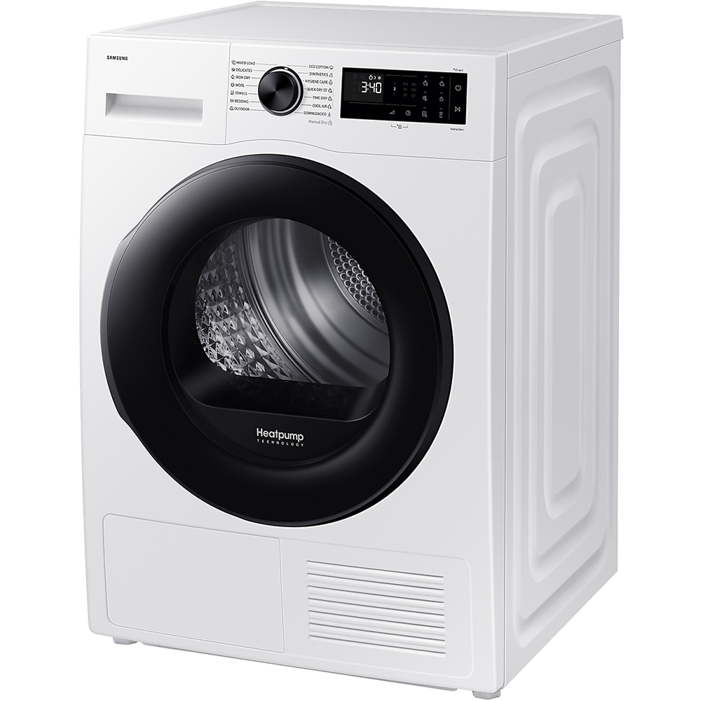 Samsung kuivati, valge, SpaceMax, higiene care, 9kg, A+++, soojuspump