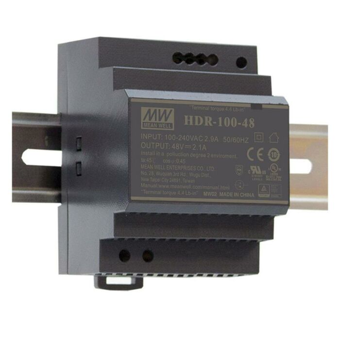 Meanwell toiteplokk DIN-liistule, 92W 24V 3.83A, -30 ... 70C°