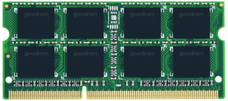 Goodram 4GB DDR3 SO-SIMM 204 pin, PC3-12800, 1600MHz, CL11, unbuffered-non-ECC, 1.5V