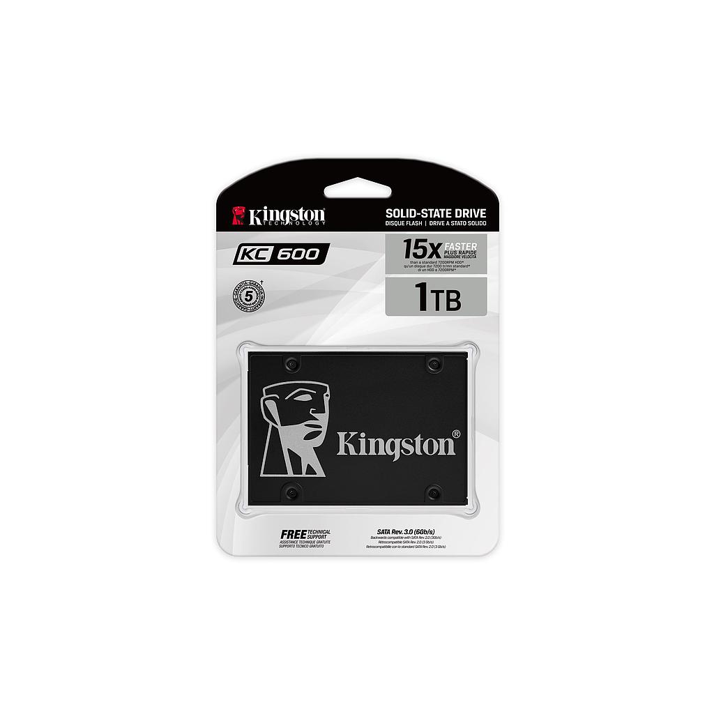 Kingston KC600 2.5" 1024GB SSD, SATA3
