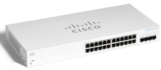 Cisco CBS220 managable switch, 24 port GE, 4*SFP