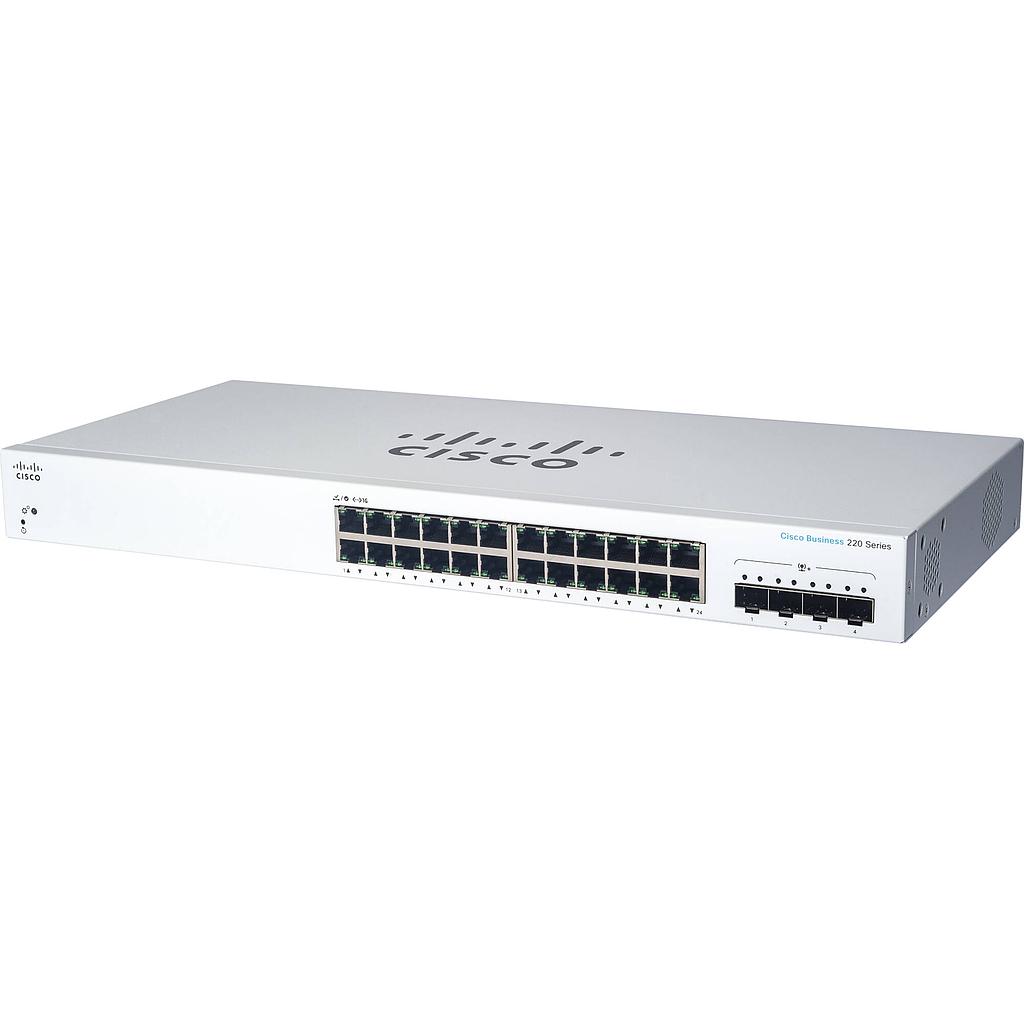 Cisco CBS220 managable switch, 24 port GE, 4*SFP+