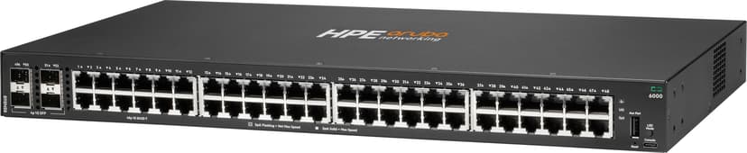 HPE Aruba Networking CX 6000 48p 10M/100M/1G 4p SFP 1G Switch EU en