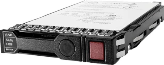 HPE 2.5" server SSD 1.9TB read intensive, SATA 6Gb/s, hot-swap, refurbished