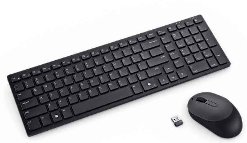 Dell vaikne eesti klaviatuur ja hiir, KM555, QWERTY