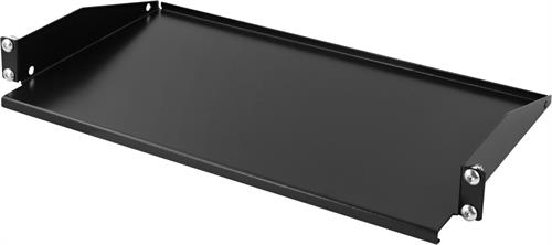 19&quot; 1U räkiriiul, 267mm sügav, kuni 8kg, must