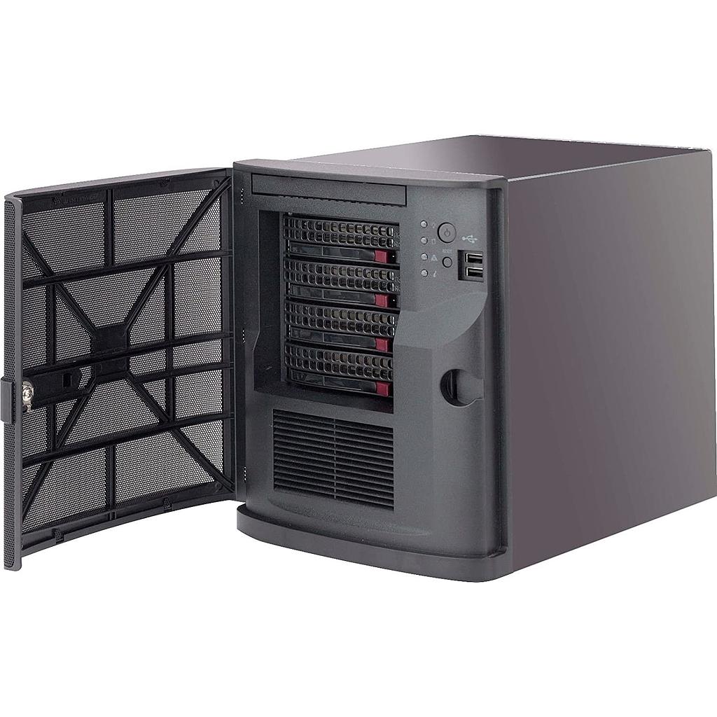 Supermicro SuperServer 5029AP-TN2 Mini-tower server - Intel Atom x5-E3940 1.60 GHz - serial ATA/600 controller 8 GB RAM support - 0, 1, 5, 10 RAID levels - Intel HD Graphics 500 graphic card Gigabit Ethernet - 2*SFF bay(s) - 4*LFF bay(s) - hot swappable bays - 1 x 250 W