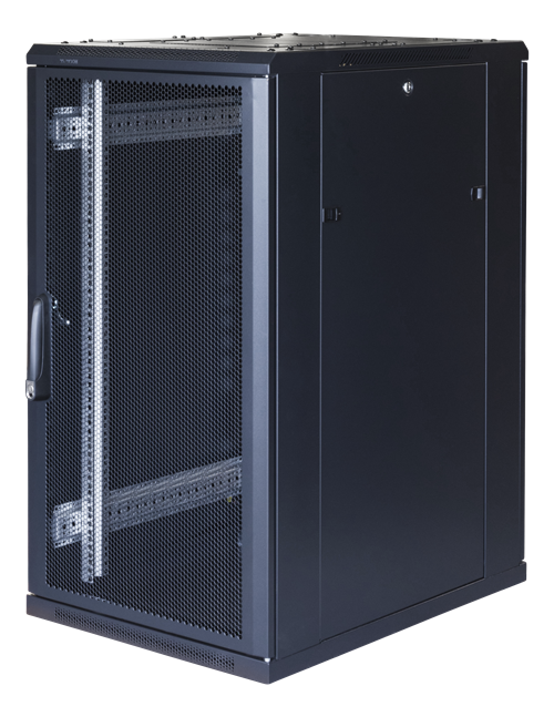 Toten 22U 19&quot; system G kapp, 600*1000, perforeeritud uks, must