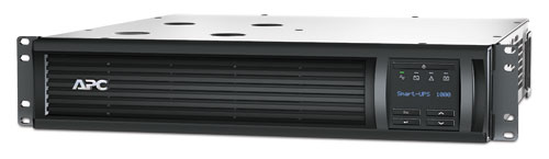 APC Smart-UPS, line-interactive, 1000VA/700W, rackmount 2U, 230V, 4*IEC C13 outlets, SmartConnect port+SmartSlot, AVR, LCD
