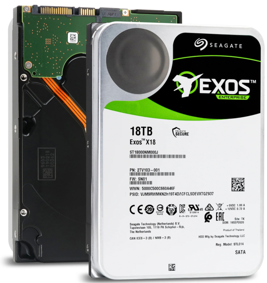 Seagate Enterprise ST18000NM000J internal HDD 3.5" 18TB Serial ATA III, 7200rpm