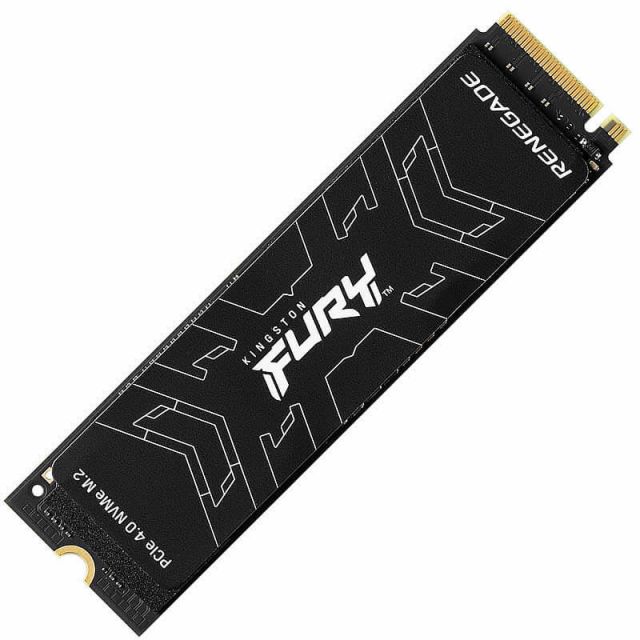 Kingston Fury Renegade 1TB SSD, M.2 2280, PCIe 4.0 NVMe, read/write 7300/6000MB/s, random read/write: 900K/1000K IOPS