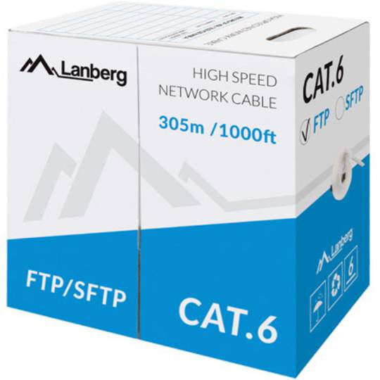 Lanberg FTP stranded cable CU, Cat6, 305m, gray