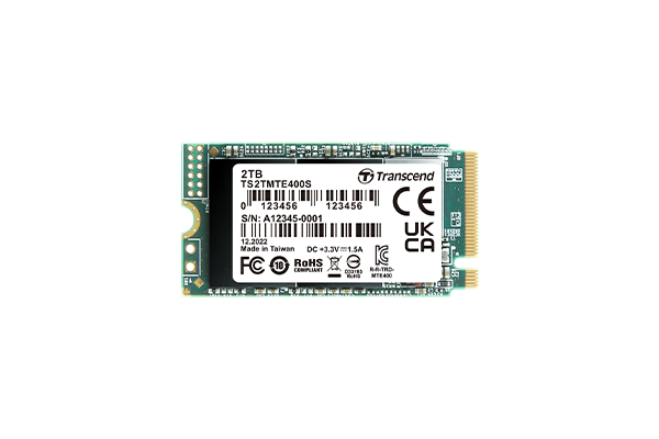 Transcend 2TB M.2 2242 PCIe Gen3x4 NVMe 3D TLC DRAM-less