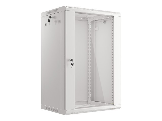 Lanberg rack cabinet 19&quot; wall-mount 18U/600*450 (flat pack) grey V2