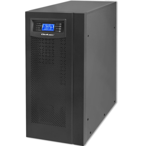 Qoltec on-line UPS 6000VA/4800W | LCD | USB, tower