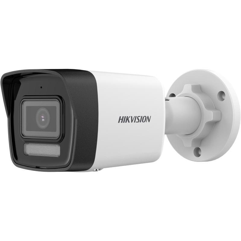 Hikvision 4MP IP mini bullet camera, H265+ 1/3&quot; progressive CMOS, 2560*1440 effective pixels, 20fps@1440P, focal length 2.8mm FOV 98°, 0.005 Lux @ (F1.6, AGC ON),B/W: 0 Lux with IR