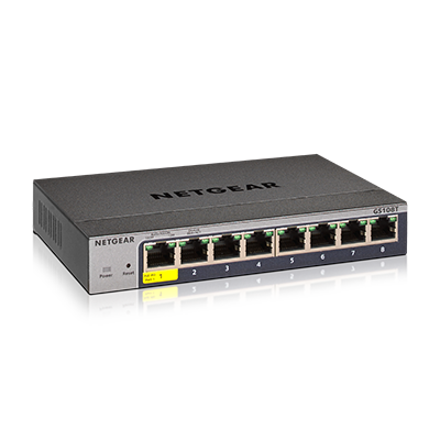 Netgear 8-port Gigabit Ethernet smart managed Pro switch