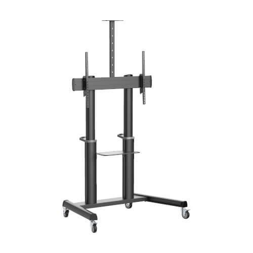Eaton safe-IT heavy-duty rolling cart for 70&quot; to 120&quot; displays, UL certified, antimicrobial protection