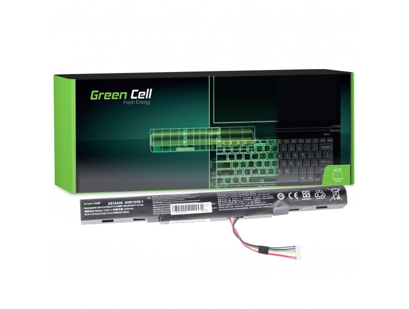 Green Cell ® laptop battery AS16A5K for Acer Aspire E 15 E15 E5-575 E5-575G E 17 E17 E5-774 E5-774G