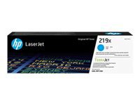 Hewlett-Packard 219X high yield cyan original LaserJet toner cartridge