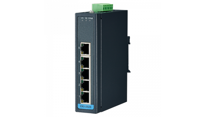 Advantech industrial 5-port 10/100Mbps unmanaged Ethernet switch