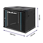 Qoltec rack cabinet 19" 9U 600*501mm
