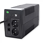 Qoltec line-interactive UPS Monolith | 450VA | 240W | LCD | USB | RJ45