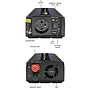 Qoltec Monolith voltage converter 1200 MS wave |12V to 230V | 600/1200W | USB