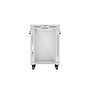 Lanberg 19" v2 free-standing rack cabinet, 15U/600*600 with glass door (flat pack), LCD, grey