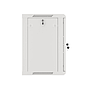 Lanberg 19" wall-mount rack cabinet, 12U 600*450, steel doors, grey, flat-pack